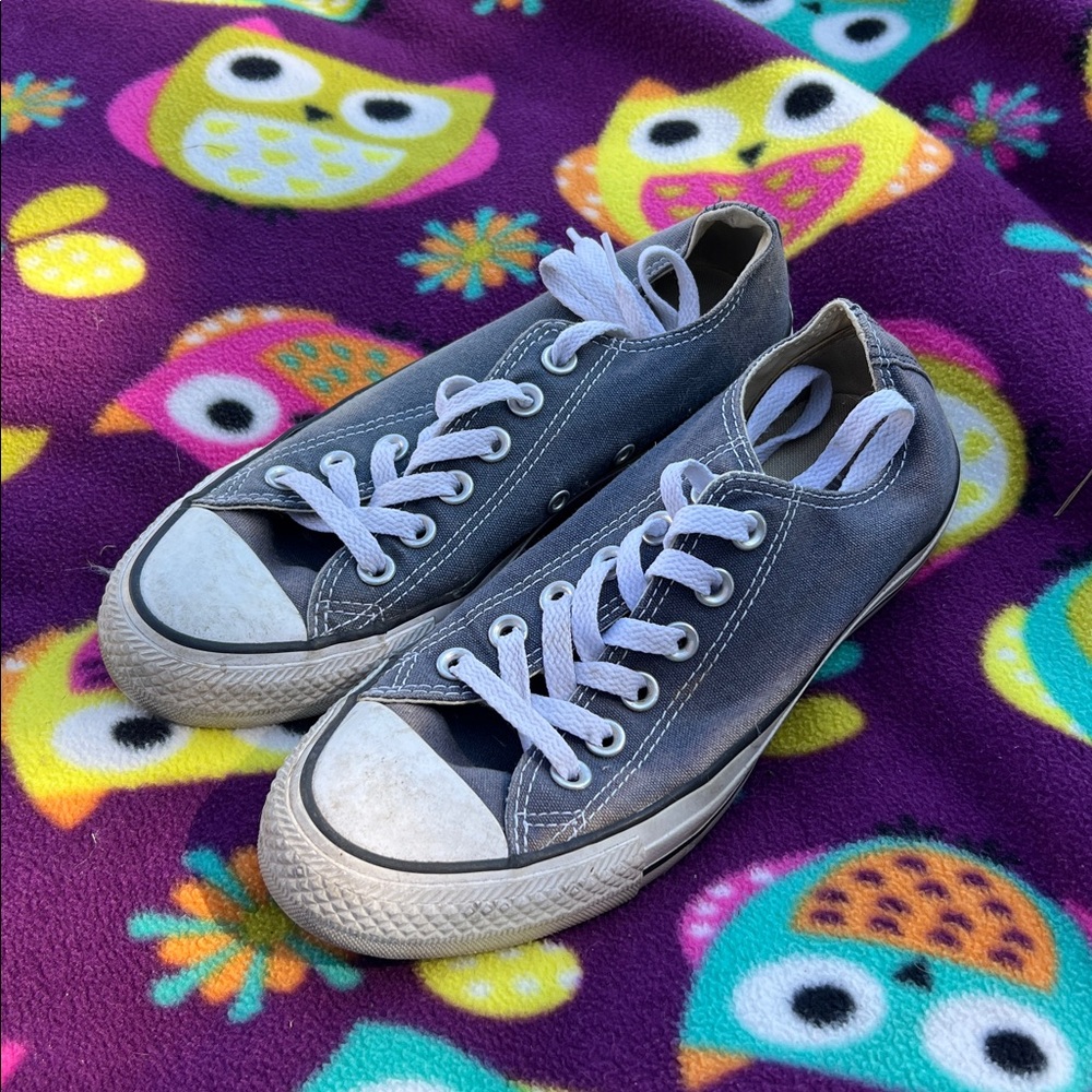 Stylish Gray Canvas Sneakers